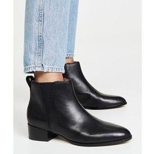 Madewell Carina Chelsea Boot Black Leather 7.5
